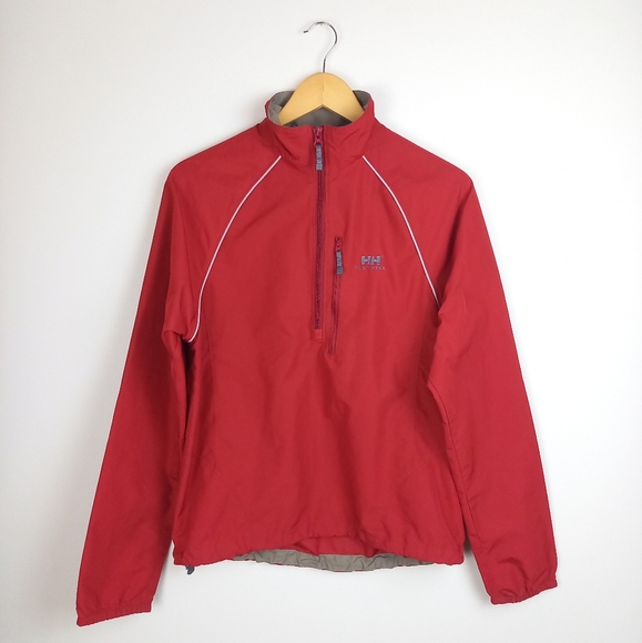 Helly Hansen Other - Helly Hansen Mens Red Quarter Zip Showerproof Jacket Size Small